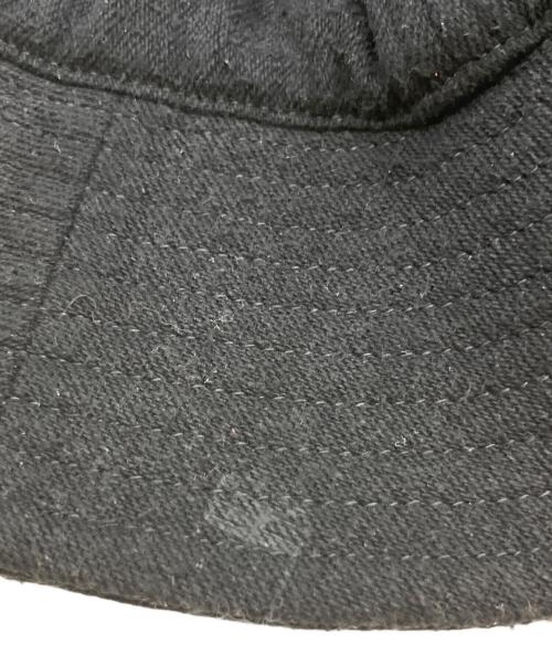 COMOLI（コモリ）COMOLI (コモリ) シルクネップ ハット ブラックの古着・服飾アイテム