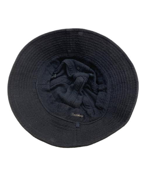 COMOLI（コモリ）COMOLI (コモリ) シルクネップ ハット ブラックの古着・服飾アイテム