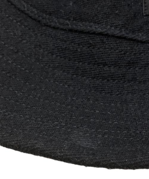 COMOLI（コモリ）COMOLI (コモリ) シルクネップ ハット ブラックの古着・服飾アイテム