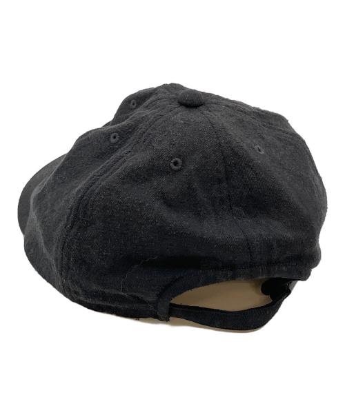 COMOLI（コモリ）COMOLI (コモリ) シルクネップ キャップ  ブラックの古着・服飾アイテム