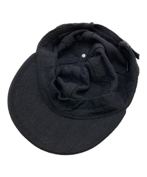 COMOLI（コモリ）COMOLI (コモリ) シルクネップ キャップ  ブラックの古着・服飾アイテム