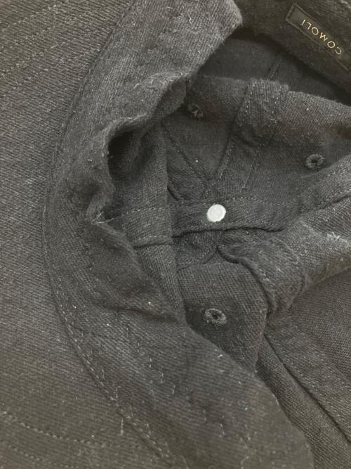 COMOLI（コモリ）COMOLI (コモリ) シルクネップ キャップ  ブラックの古着・服飾アイテム