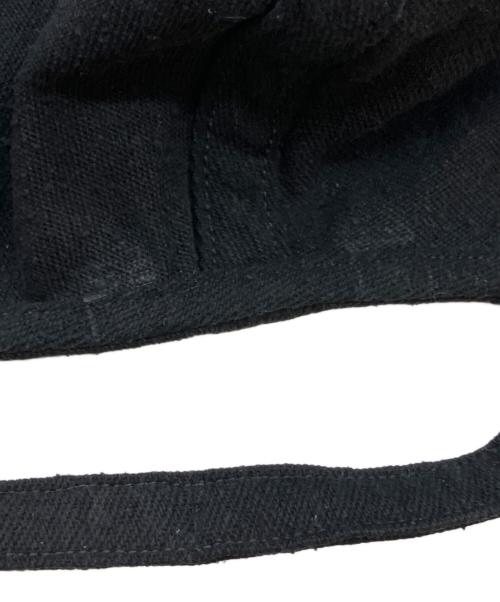 COMOLI（コモリ）COMOLI (コモリ) シルクネップ キャップ  ブラックの古着・服飾アイテム