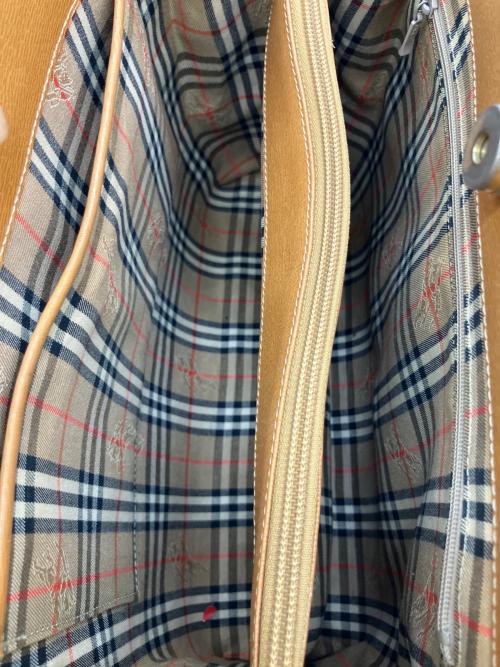 BURBERRY（バーバリー）BURBERRY (バーバリー) ハンドバッグ キャメルの古着・服飾アイテム