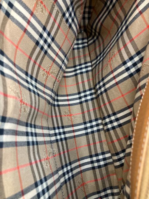 BURBERRY（バーバリー）BURBERRY (バーバリー) ハンドバッグ キャメルの古着・服飾アイテム