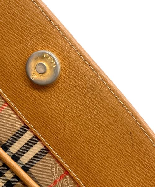 BURBERRY（バーバリー）BURBERRY (バーバリー) ハンドバッグ キャメルの古着・服飾アイテム