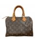 LOUIS VUITTON (ルイ ヴィトン) モノグラム スピーディ25 ハンドバッグ ブラウン：150000円