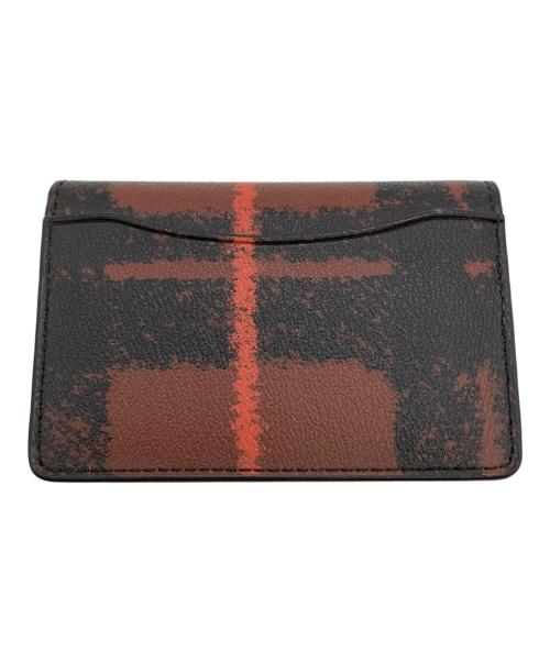 COACH（コーチ）COACH (コーチ) カードケース ブラウン×オレンジの古着・服飾アイテム
