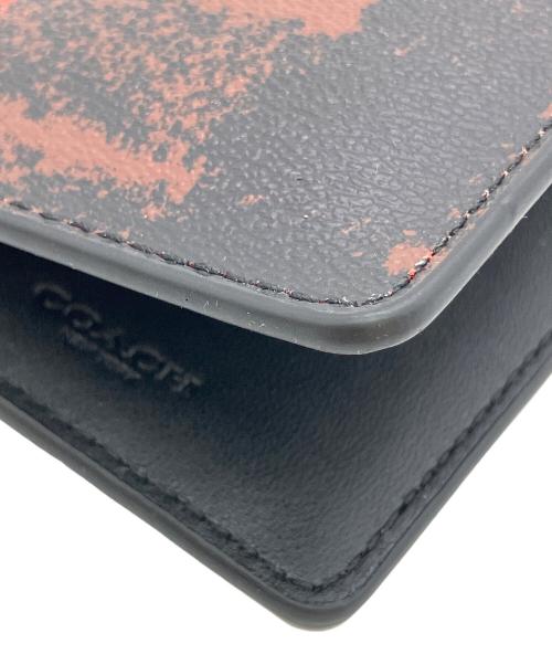 COACH（コーチ）COACH (コーチ) カードケース ブラウン×オレンジの古着・服飾アイテム