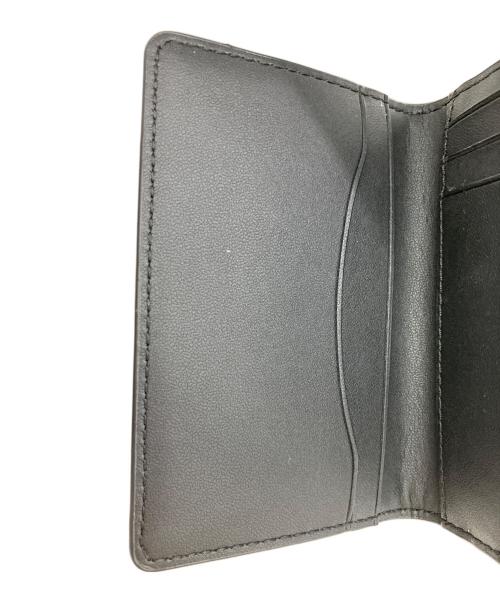 COACH（コーチ）COACH (コーチ) チェッカー プリント カード ウォレット ホワイト×ブラックの古着・服飾アイテム