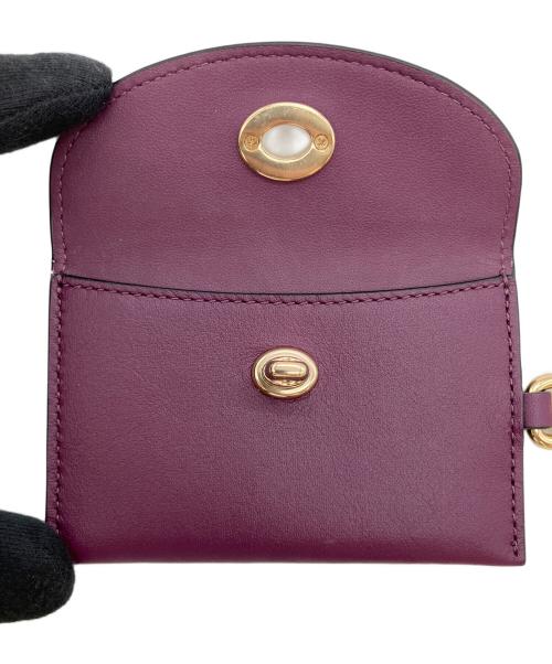 COACH（コーチ）COACH (コーチ) カードケース パープルの古着・服飾アイテム