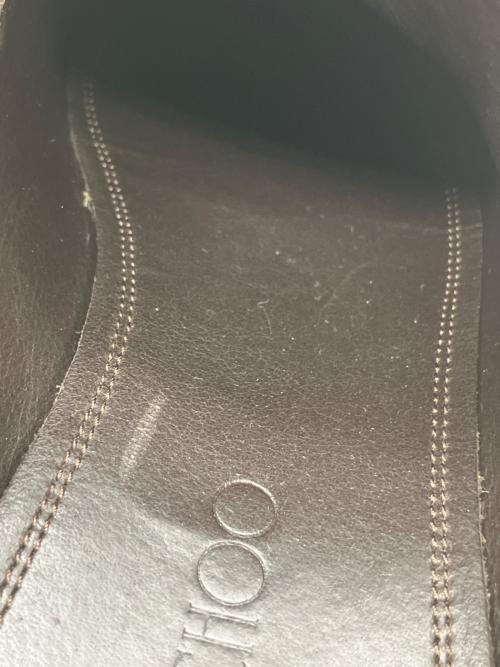 JIMMY CHOO（ジミーチュウ）JIMMY CHOO (ジミーチュウ) スタースタッズ スリッポン グレー サイズ:SIZE 41の古着・服飾アイテム