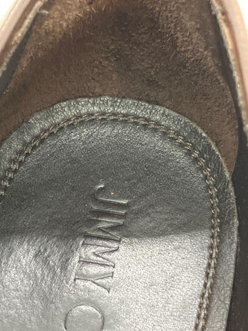 JIMMY CHOO（ジミーチュウ）JIMMY CHOO (ジミーチュウ) スタースタッズ スリッポン グレー サイズ:SIZE 41の古着・服飾アイテム