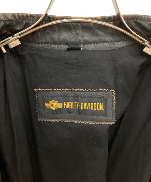HARLEY-DAVIDSON（ハーレーダビッドソン）HARLEY-DAVIDSON (ハーレーダビッドソン) 1903 Collection Forge Distressed Leather Jacket ブラック サイズ:SIZE Sの古着・服飾アイテム