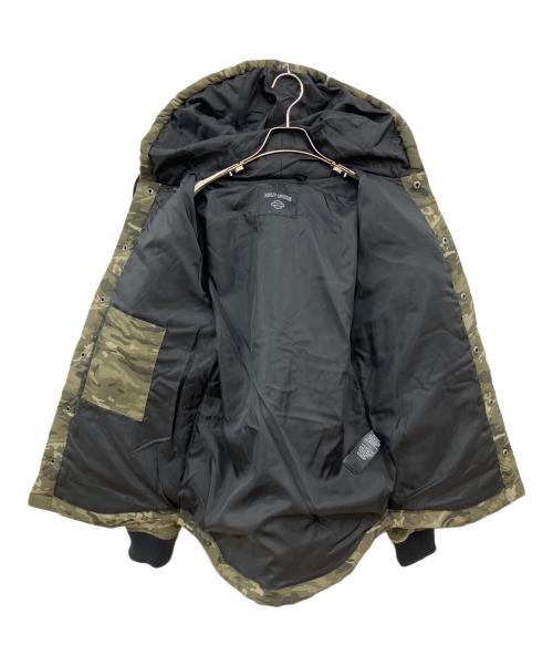 HARLEY-DAVIDSON（ハーレーダビッドソン）HARLEY-DAVIDSON (ハーレーダビッドソン) 中綿ジャケット グリーン サイズ:SIZE Sの古着・服飾アイテム
