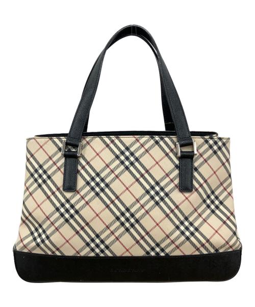 BURBERRY（バーバリー）BURBERRY (バーバリー) ノバチェック ハンドバッグ ベージュの古着・服飾アイテム