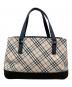 BURBERRY (バーバリー) ノバチェック ハンドバッグ ベージュ：30000円