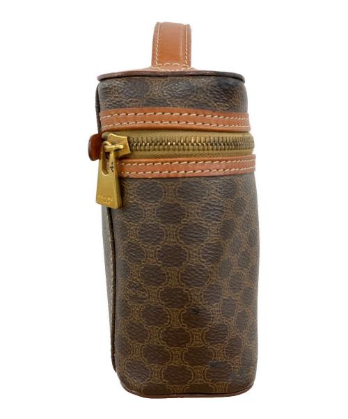 CELINE（セリーヌ）CELINE (セリーヌ) マカダム バニティバッグ ブラウンの古着・服飾アイテム