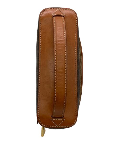 CELINE（セリーヌ）CELINE (セリーヌ) マカダム バニティバッグ ブラウンの古着・服飾アイテム