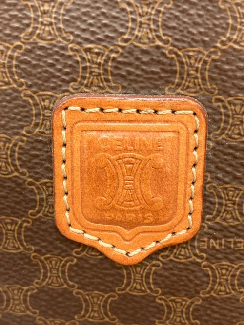 CELINE（セリーヌ）CELINE (セリーヌ) マカダム バニティバッグ ブラウンの古着・服飾アイテム