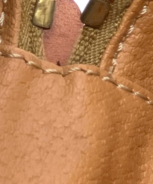 CELINE（セリーヌ）CELINE (セリーヌ) マカダム バニティバッグ ブラウンの古着・服飾アイテム