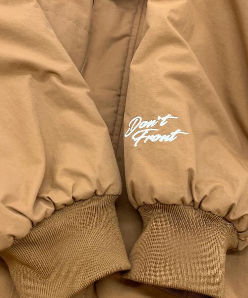 X-LARGE（エクストララージ）X-LARGE (エクストララージ) NYLON PUFFER JACKET ブラウン サイズ:SIZE Lの古着・服飾アイテム
