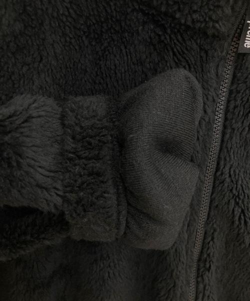 SUPREME（シュプリーム）SUPREME (シュプリーム) Shoulder Logo Fleece Jacket ボアジャケット ブラック サイズ:SIZE Mの古着・服飾アイテム