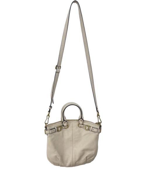 COACH（コーチ）COACH (コーチ) マディソン 2WAYショルダーバッグ アイボリーの古着・服飾アイテム