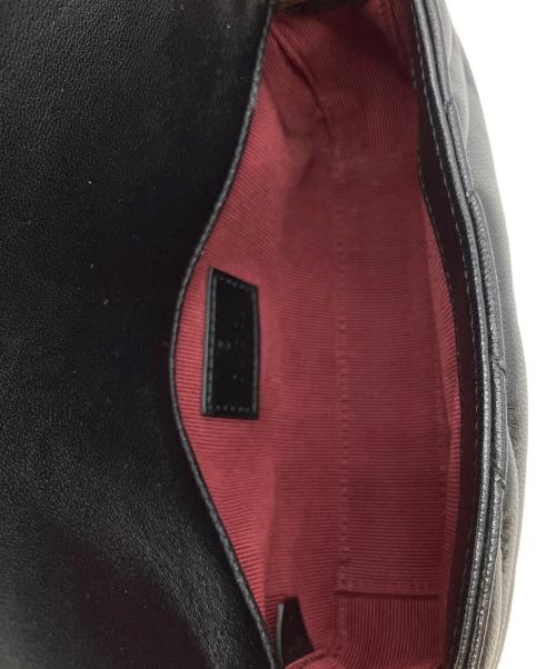 GUCCI（グッチ）GUCCI (グッチ) GGマーモント　ショルダーバッグ ブラックの古着・服飾アイテム