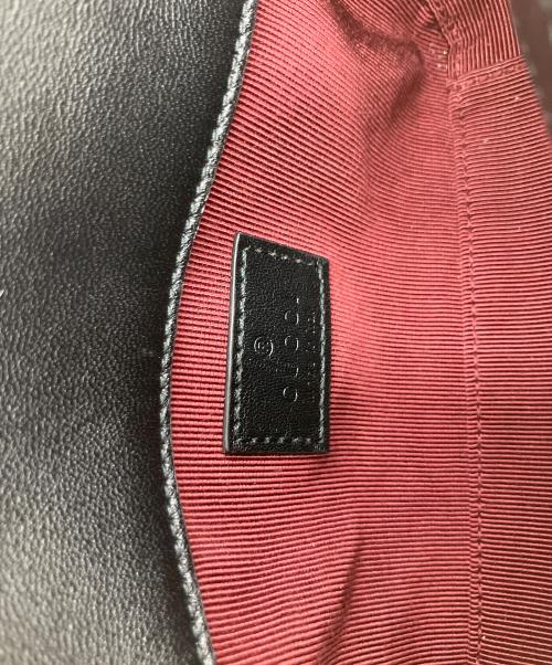GUCCI（グッチ）GUCCI (グッチ) GGマーモント　ショルダーバッグ ブラックの古着・服飾アイテム
