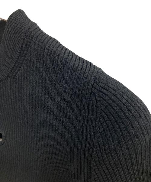 DIESEL（ディーゼル）DIESEL (ディーゼル) 半袖ニット ブラック サイズ:SIZE XSの古着・服飾アイテム