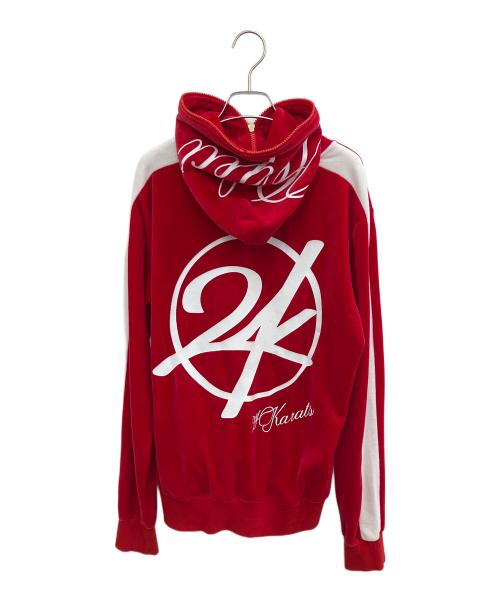 GOLD 24 karats Diggers（-）GOLD 24 karats Diggers (-) ジャージセットアップ レッド×ホワイト サイズ:SIZE Mの古着・服飾アイテム