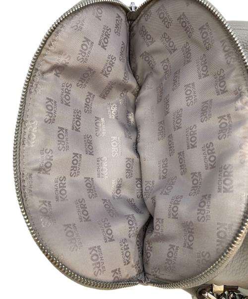 MICHAEL KORS（マイケルコース）MICHAEL KORS (マイケルコース) ベッドフォード 2WAYショルダーバッグ ライトグレーの古着・服飾アイテム