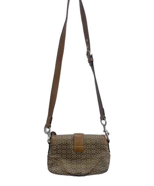 COACH（コーチ）COACH (コーチ) シグネチャー ショルダーバッグ ブラウンの古着・服飾アイテム