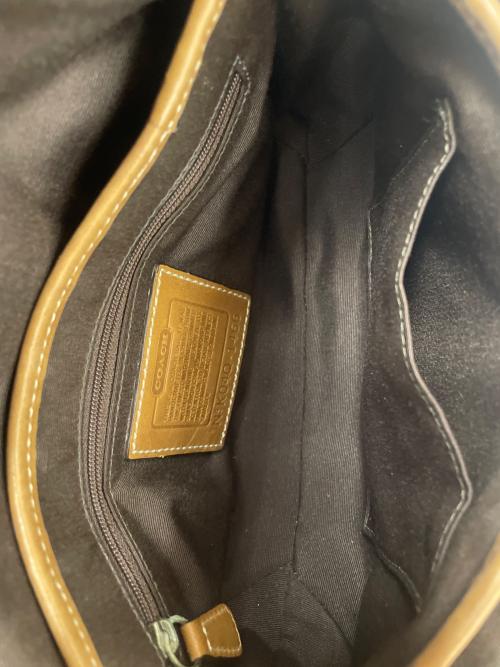 COACH（コーチ）COACH (コーチ) シグネチャー ショルダーバッグ ブラウンの古着・服飾アイテム