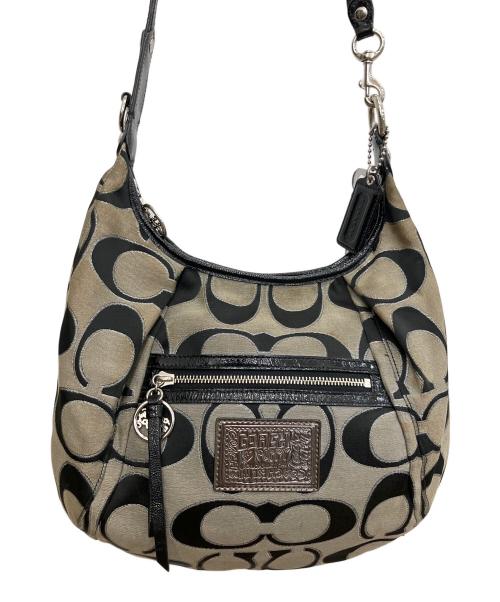 COACH（コーチ）COACH (コーチ) シグネチャー ワンショルダーバッグ グレーの古着・服飾アイテム