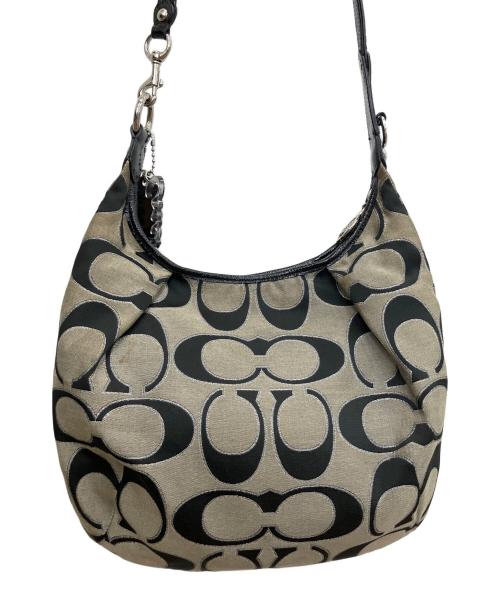 COACH（コーチ）COACH (コーチ) シグネチャー ワンショルダーバッグ グレーの古着・服飾アイテム