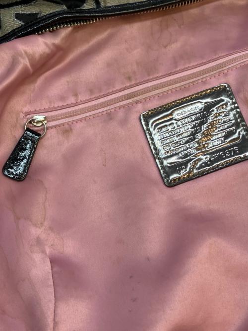 COACH（コーチ）COACH (コーチ) シグネチャー ワンショルダーバッグ グレーの古着・服飾アイテム