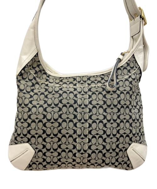 COACH（コーチ）COACH (コーチ) シグネチャー ワンショルダーバッグ ブラックの古着・服飾アイテム