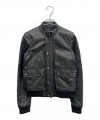 DIESEL Black Goldディーゼル ブラック ゴールド）の古着「レザージャケット」｜ブラック