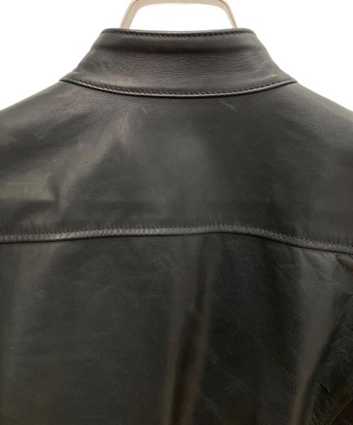 DIESEL Black Gold（ディーゼル ブラック ゴールド）DIESEL BLACK GOLD (ディーゼル ブラック ゴールド) レザージャケット ブラック サイズ:SIZE Mの古着・服飾アイテム