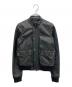 DIESEL BLACK GOLD（ディーゼル ブラック ゴールド）の古着「レザージャケット」｜ブラック