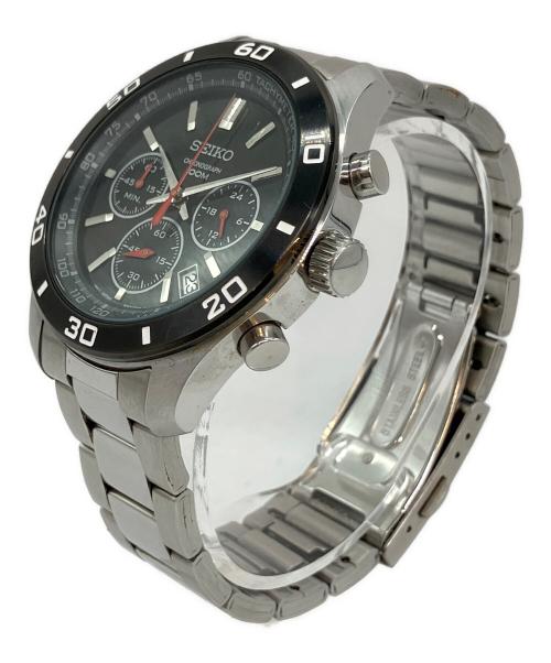 SEIKO（セイコー）SEIKO (セイコー) 腕時計 ブラックの古着・服飾アイテム