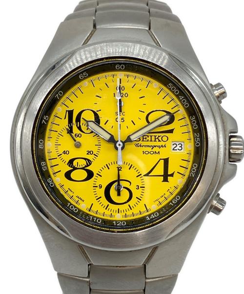 SEIKO（セイコー）SEIKO (セイコー) 腕時計 イエローの古着・服飾アイテム