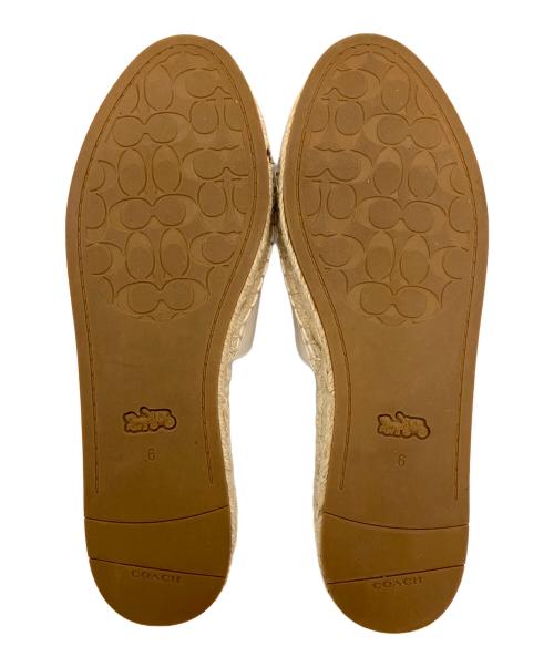 COACH（コーチ）COACH (コーチ) サンダル ホワイト サイズ:SIZE 23cmの古着・服飾アイテム