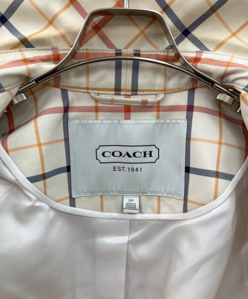 COACH（コーチ）COACH (コーチ) トレンチコート ベージュ サイズ:SIZE Sの古着・服飾アイテム