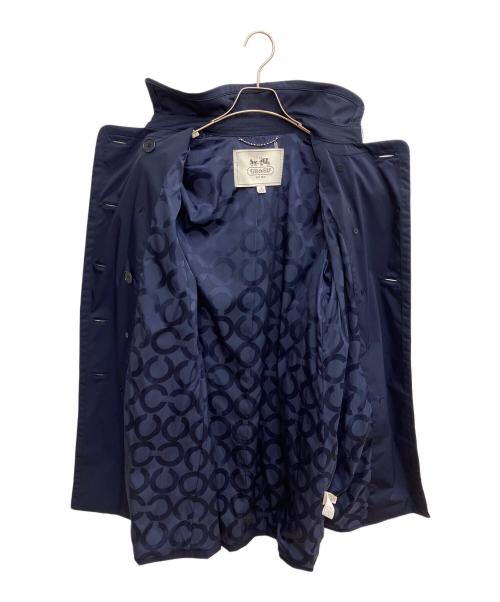 COACH（コーチ）COACH (コーチ) トレンチコート ネイビー サイズ:SIZE 8の古着・服飾アイテム