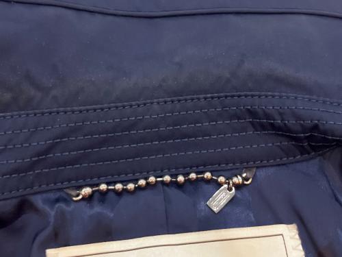 COACH（コーチ）COACH (コーチ) トレンチコート ネイビー サイズ:SIZE 8の古着・服飾アイテム