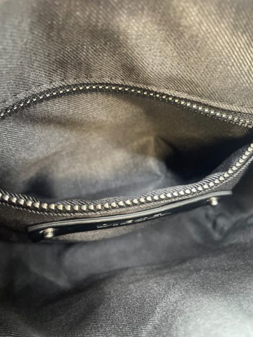 DIESEL（ディーゼル）DIESEL (ディーゼル) V字ジッパー 2WAYバッグ ブラックの古着・服飾アイテム