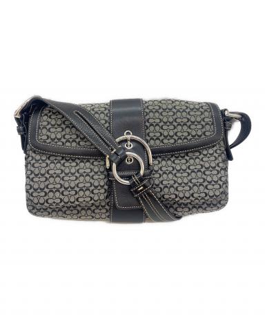 中古・古着通販】COACH (コーチ) シグネチャー ワンショルダーバッグ